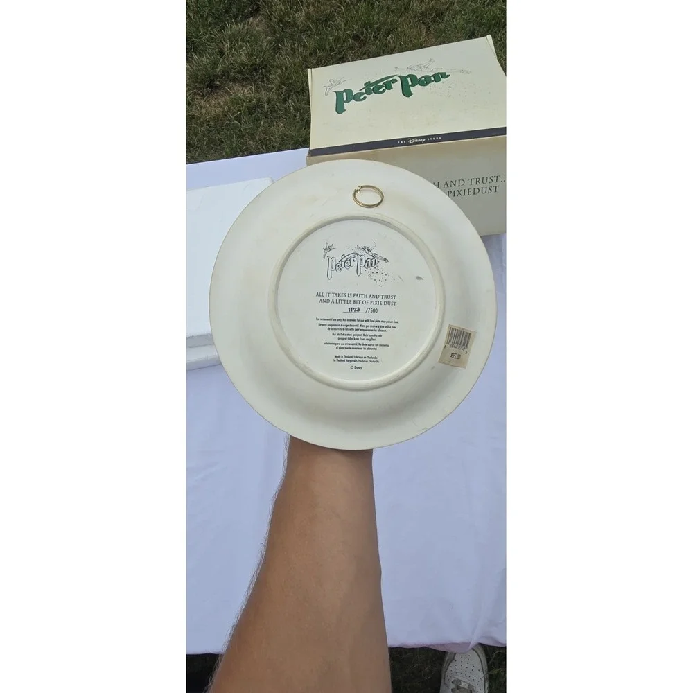 PETER PAN DISNEY 3D RELIEF COLLECTOR PLATE 